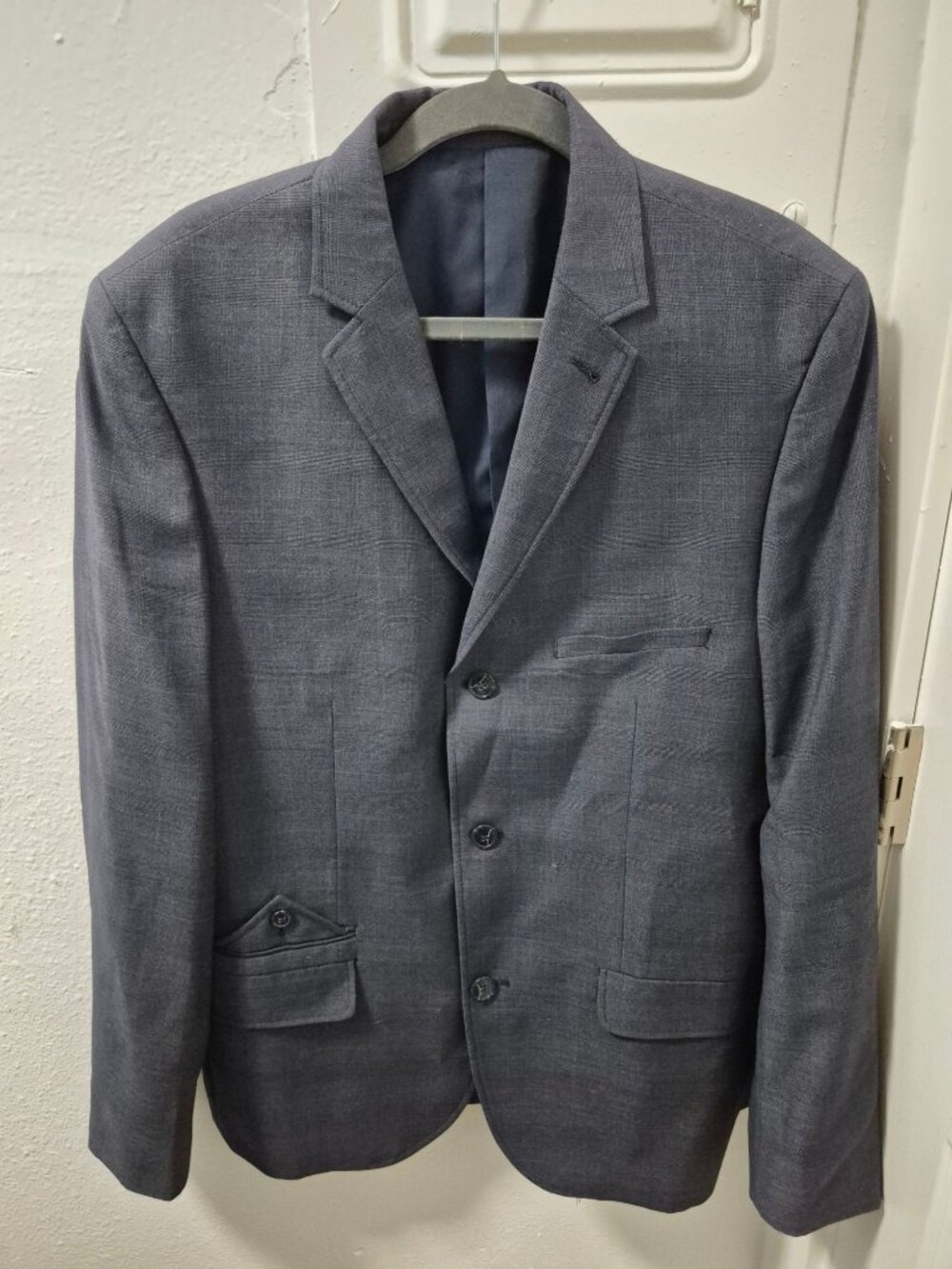 Goodale Mens Gray Blazer Jacket Large Button-Up Designed In New York Classic Fit